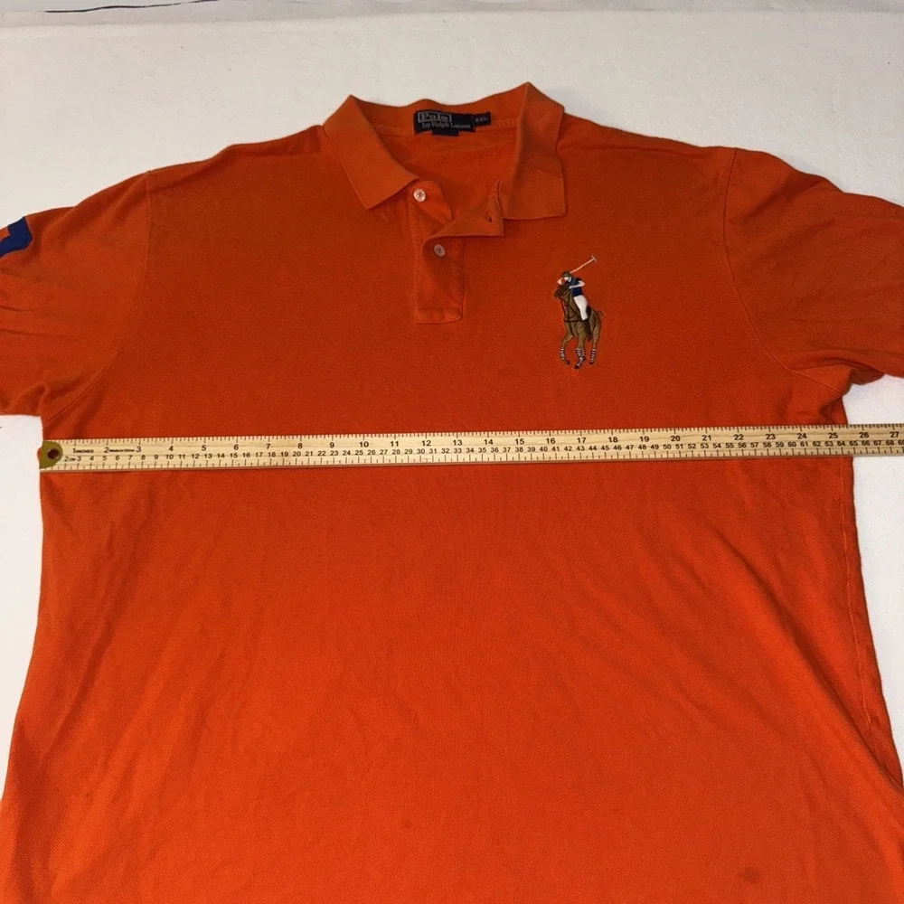 Vintage Polo Ralph Lauren Orange Polo/size 2XL